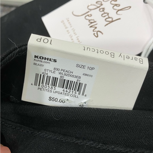 Women’s Lauren Conrad Bootcut Jeans; Black; Size 10P; NWT NVR WORN - Picture 5 of 5